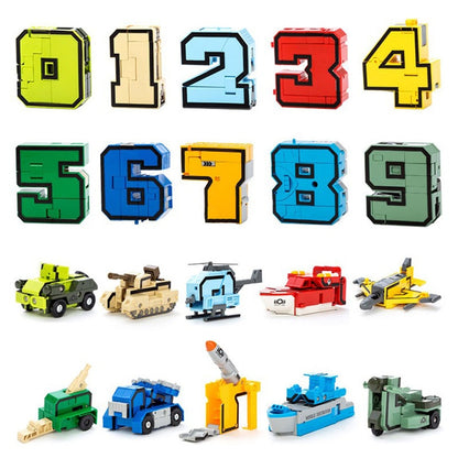 Brinquedo Numbers Transformers