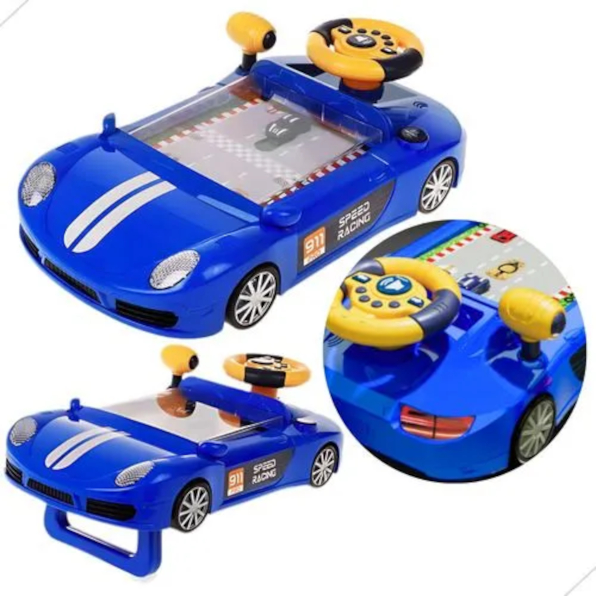 Simulador de Corrida Infantil Azul