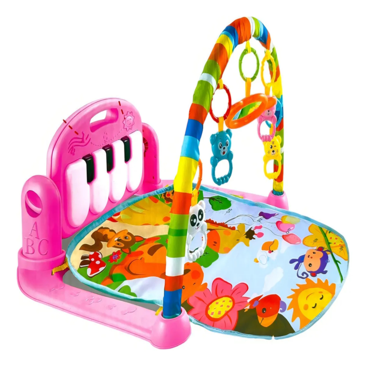 Tapete de Atividades Infantil rosa