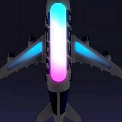avião de brinquedo com luz