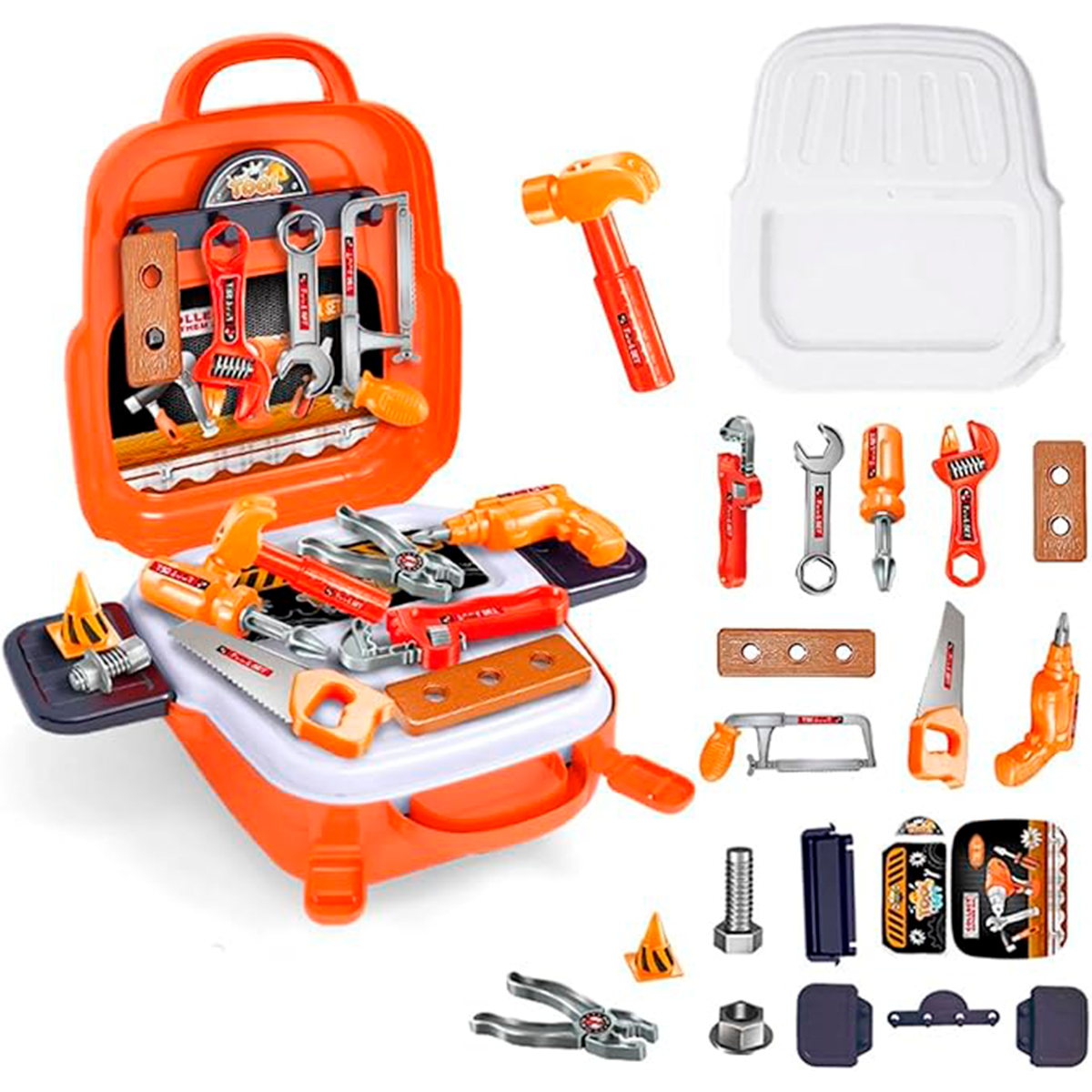 caixinha de ferramentas infantil