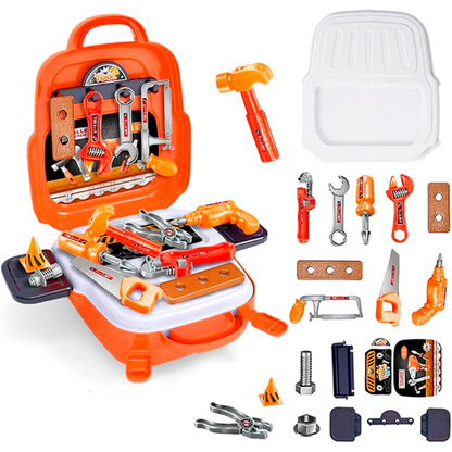 caixinha de ferramentas infantil