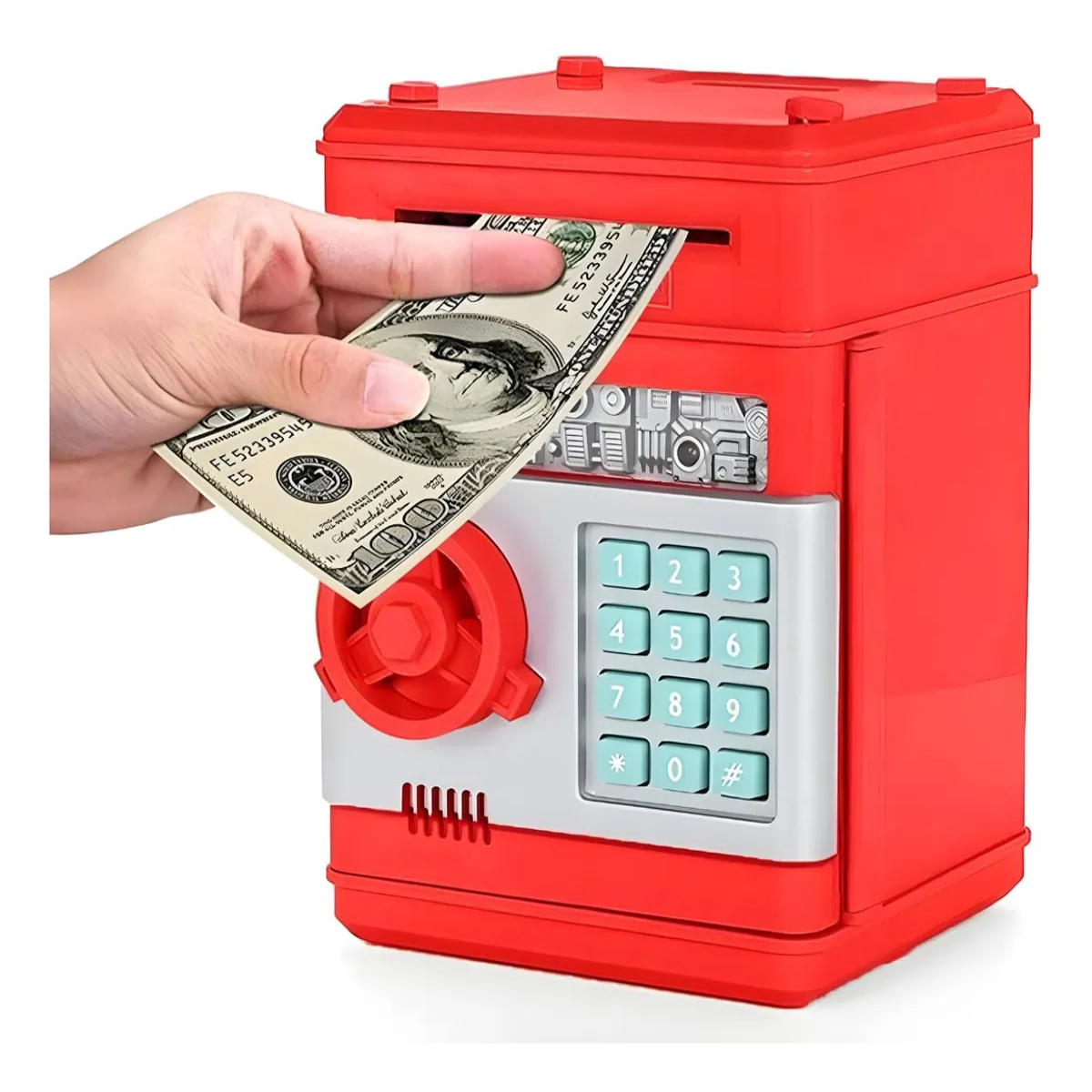 cofre de brinquedo eletronico