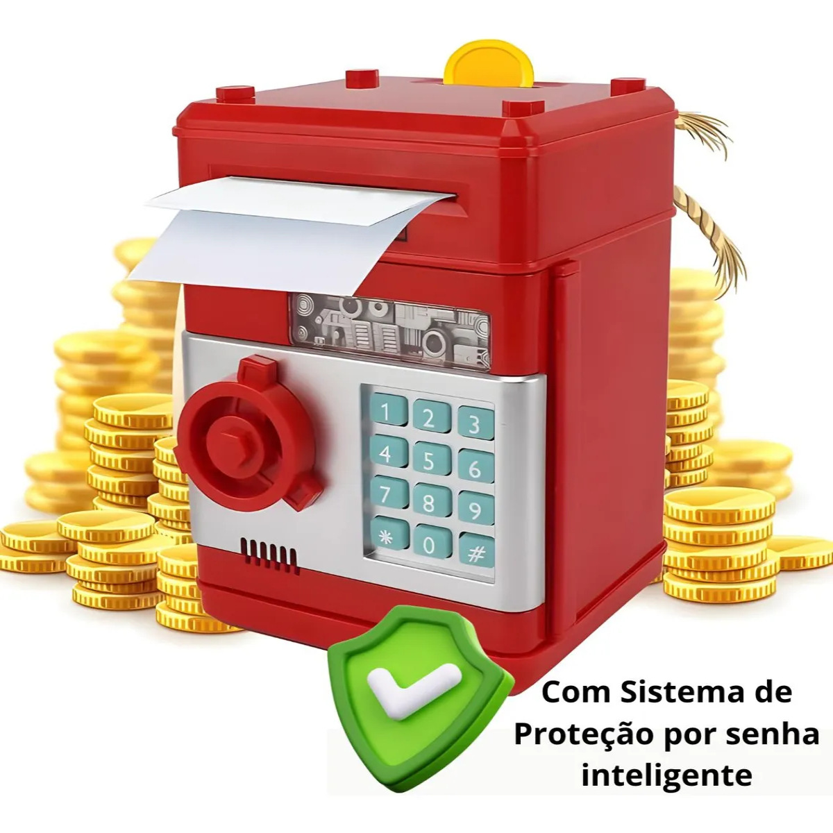 cofre de brinquedo com senha