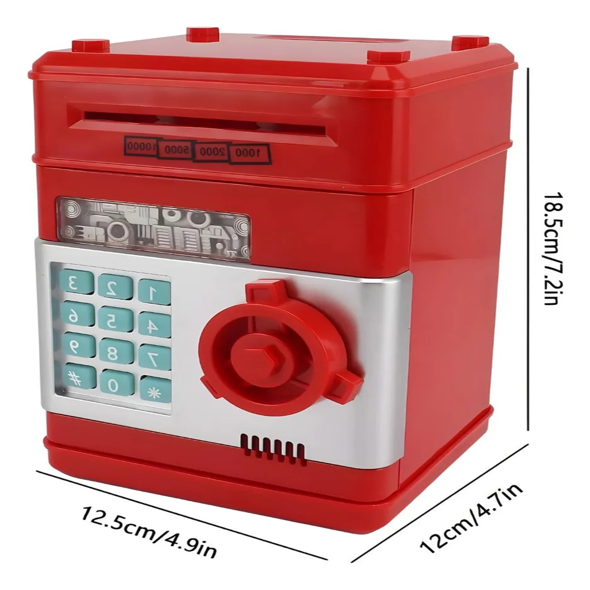 cofre de brinquedo tamanho