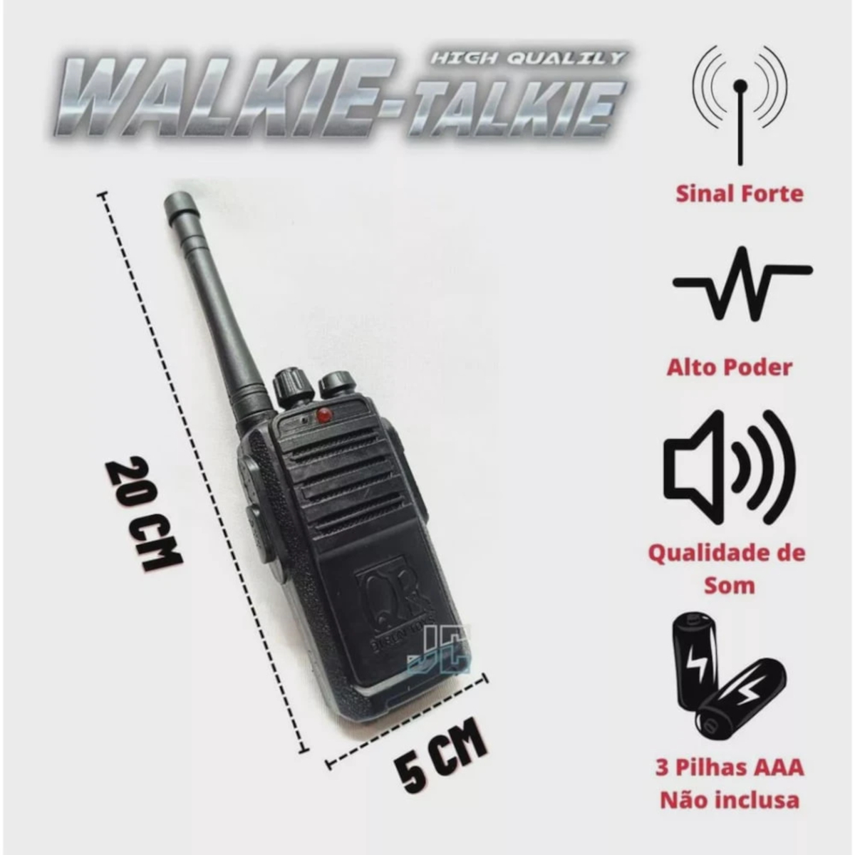 Walkie Talkie preto