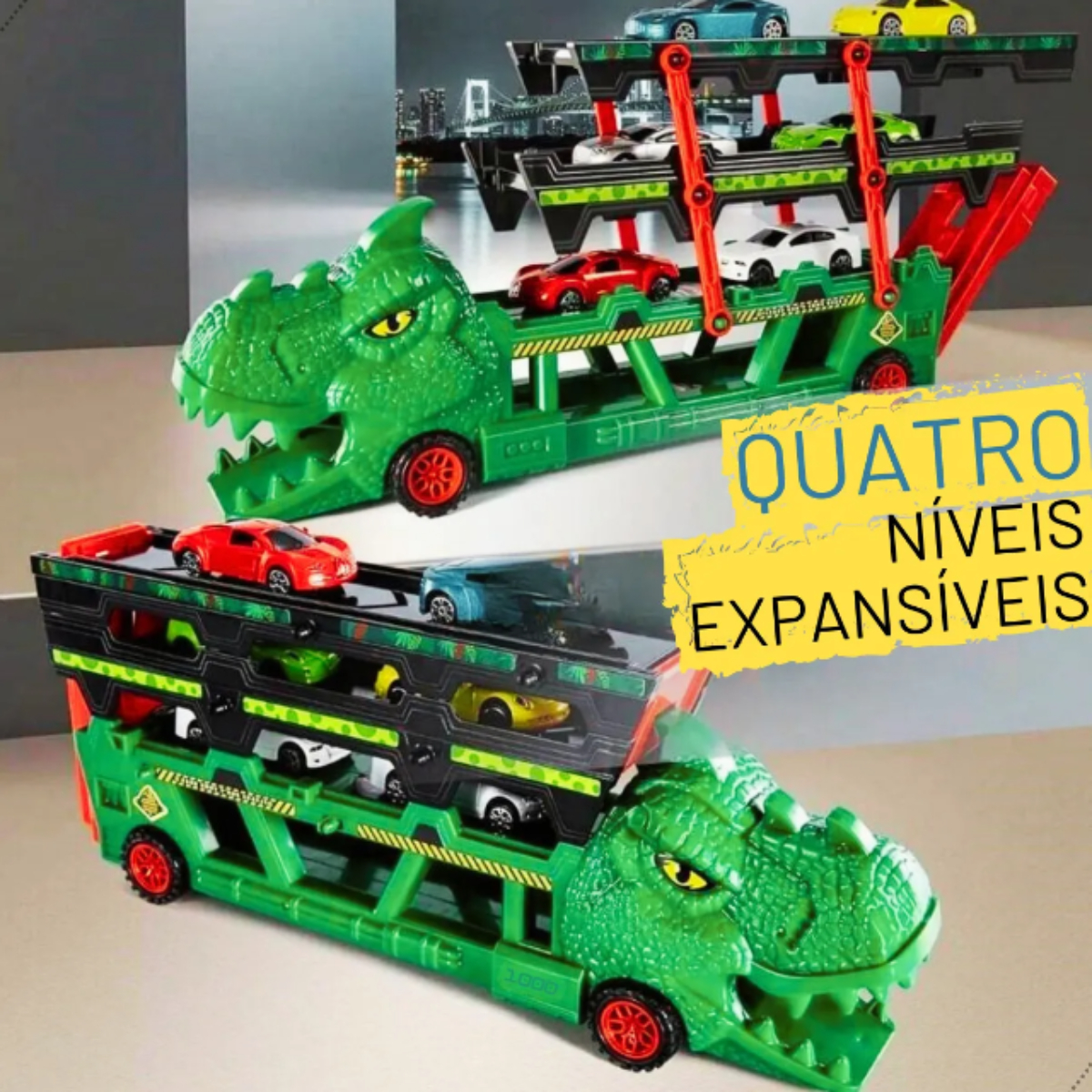 Dino Caminhão verde