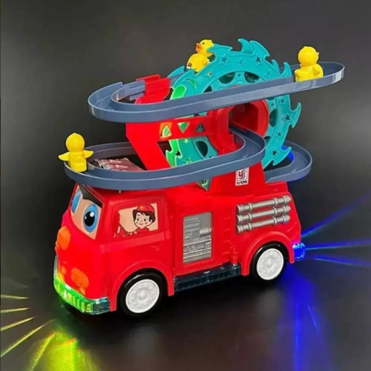 Patocaminhão infantil vermelho