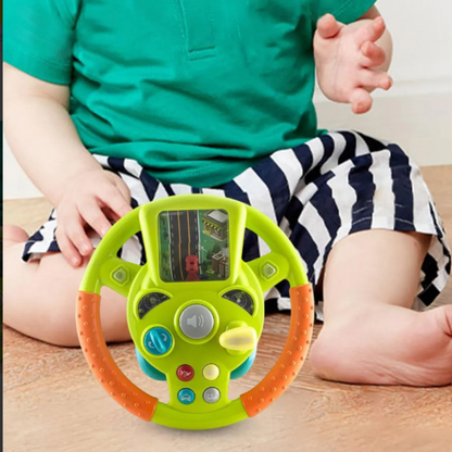 Bebê Volante verde e laranja